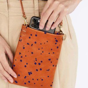 CLARE V Toffee Splash Poche